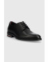 Tommy Hilfiger Кожени половинки обувки CORPORATE HILFIGER LEATHER SHOE в черно FM0FM04433 - Pepit.bg