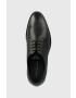 Tommy Hilfiger Кожени половинки обувки CORPORATE HILFIGER LEATHER SHOE в черно FM0FM04433 - Pepit.bg