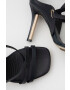 Tommy Hilfiger Кожени сандали Elevated Th High Heel в тъмносиньо - Pepit.bg