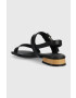 Tommy Hilfiger Кожени сандали HARDWARE FLAT SANDAL в черно FW0FW07094 - Pepit.bg