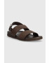 Tommy Hilfiger Кожени сандали HILFIGER PREMIUM LEATHER SANDAL - Pepit.bg