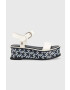 Tommy Hilfiger Кожени сандали NEW ARTISANAL FLATFORM в бяло с платформа - Pepit.bg