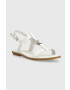 Tommy Hilfiger Кожени сандали TH FLAT SANDAL - Pepit.bg