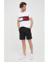 Tommy Hilfiger Къси панталони Brooklyn 1985 мъжки в черно - Pepit.bg