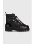 Tommy Hilfiger Кубинки Laced Outdoor Boot в черно с платформа с лека изолация - Pepit.bg