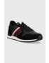 Tommy Hilfiger Маратонки ICONIC RUNNER STRIPES LEATHER в черно FM0FM04551 - Pepit.bg