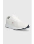 Tommy Hilfiger Маратонки LIGHTWEIGHT RUNNER KNIT FLAG в бяло FM0FM04563 - Pepit.bg