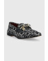 Tommy Hilfiger Мокасини CHAIN LOAFER DENIM в тъмносиньо с равна подметка - Pepit.bg
