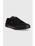 Tommy Hilfiger Ниски кецове CORE CORPORATE VULC CANVAS в черно - Pepit.bg