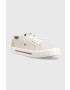 Tommy Hilfiger Ниски кецове CORE CORPORATE VULC CANVAS в сиво - Pepit.bg