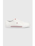 Tommy Hilfiger Ниски кецове CORE CORPORATE VULC CANVAS в бяло - Pepit.bg