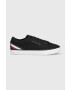 Tommy Hilfiger Ниски кецове TH HI VULC CORE LOW STRIPES в черно FM0FM04735 - Pepit.bg