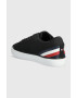 Tommy Hilfiger Ниски кецове TH HI VULC CORE LOW STRIPES в черно FM0FM04735 - Pepit.bg