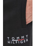 Tommy Hilfiger Памучен къс панталон в черно - Pepit.bg