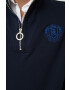 Tommy Hilfiger Памучен суичър в тъмносиньо с апликация - Pepit.bg