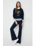 Tommy Hilfiger Памучен суичър в тъмносиньо с апликация - Pepit.bg
