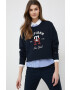 Tommy Hilfiger Памучен суичър в тъмносиньо с апликация - Pepit.bg