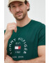 Tommy Hilfiger Памучна тениска в тъмносиньо - Pepit.bg