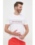 Tommy Hilfiger Памучна тениска в бяло с принт - Pepit.bg