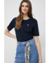 Tommy Hilfiger Памучна тениска в тъмносиньо - Pepit.bg
