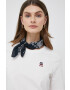 Tommy Hilfiger Памучна тениска в бяло - Pepit.bg