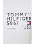 Tommy Hilfiger Памучна тениска в бяло с принт - Pepit.bg