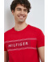 Tommy Hilfiger Памучна тениска в черно - Pepit.bg