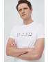 Tommy Hilfiger Памучна тениска в тъмносиньо - Pepit.bg