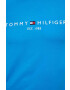 Tommy Hilfiger Памучна тениска в синьо с десен - Pepit.bg