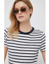 Tommy Hilfiger Памучна тениска в бежово - Pepit.bg