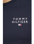 Tommy Hilfiger Памучна тениска в зелено с принт - Pepit.bg