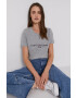 Tommy Hilfiger Памучна тениска в сиво - Pepit.bg
