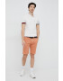 Tommy Hilfiger Памучна тениска с яка - Pepit.bg