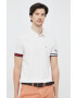 Tommy Hilfiger Памучна тениска с яка - Pepit.bg