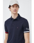 Tommy Hilfiger Памучна тениска с яка - Pepit.bg