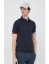 Tommy Hilfiger Памучна тениска с яка - Pepit.bg