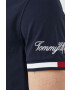 Tommy Hilfiger Памучна тениска с яка - Pepit.bg