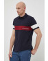 Tommy Hilfiger Памучна тениска с яка - Pepit.bg