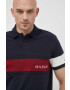 Tommy Hilfiger Памучна тениска с яка - Pepit.bg