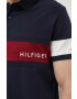 Tommy Hilfiger Памучна тениска с яка - Pepit.bg
