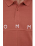 Tommy Hilfiger Памучна тениска с яка - Pepit.bg
