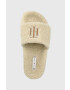 Tommy Hilfiger Пантофи Th Sherpa Fur Slide в бежово - Pepit.bg