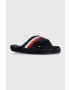 Tommy Hilfiger Пантофи Comfy Home Slippers With Straps в тъмносиньо - Pepit.bg