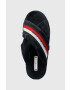 Tommy Hilfiger Пантофи Comfy Home Slippers With Straps в тъмносиньо - Pepit.bg