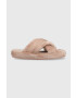 Tommy Hilfiger Пантофи Comfy Home Slippers With Straps в бежово - Pepit.bg