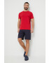 Tommy Hilfiger Пижама мъжка в червено с десен - Pepit.bg
