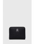 Tommy Hilfiger Портфейл дамски в черно - Pepit.bg