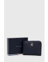 Tommy Hilfiger Портфейл дамски в тъмносиньо - Pepit.bg