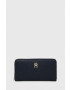 Tommy Hilfiger Портфейл дамски в тъмносиньо - Pepit.bg