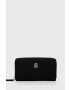 Tommy Hilfiger Портфейл дамски в черно - Pepit.bg